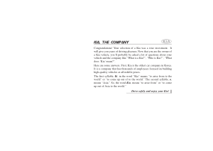 2007 KIA Amanti Owners Manual